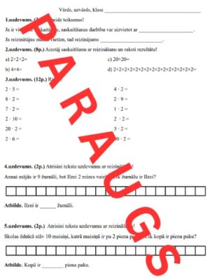 2.7. Ko nozīmē reizināt un dalīt ar 2? FVD komplekts.