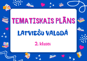 TEMATISKAIS PLĀNS LATVIEŠU VALODĀ 2. KLASEI