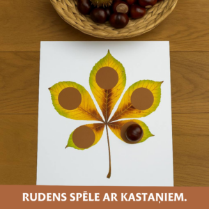 RUDENS SPĒLE AR KASTAŅIEM.