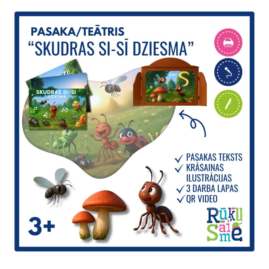 Burtu S pasaka “SKUDRAS SI- SĪ DZIESMA”- kukaiņi, kamašibai Burtu S pasaka “SKUDRAS SI- SĪ DZIESMA”- kukaiņi, kamašibai