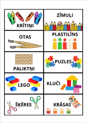 Priekšmetu kartītes