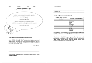 Darba lapa “Darbības vārda pavēles un vajadzības izteiksme”