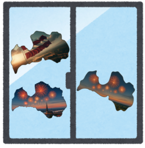 Dekors Latvijas dzimšanas dienai