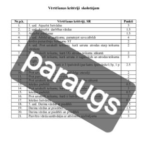 Zināšanu pārbaude latviešu valodā 4., 5. klasei