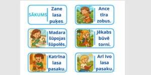 Domino “Lasām teikumus!”