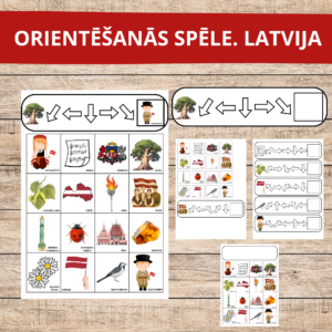 ORIENTĒŠANĀS SPĒLE. LATVIJA.