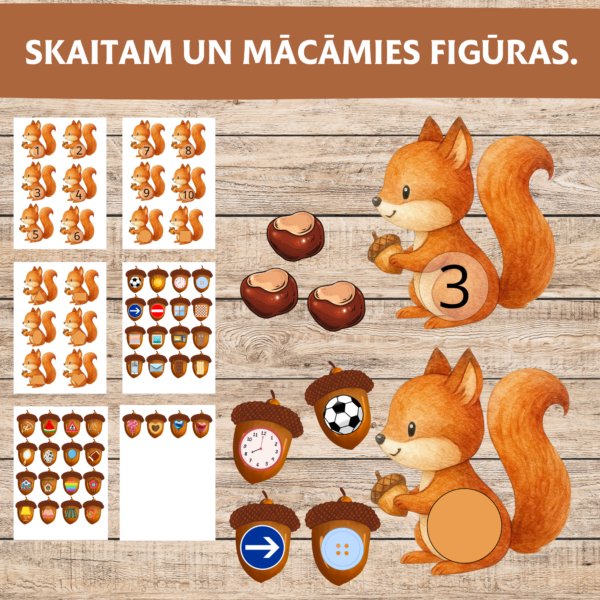 SKAITAM UN MĀCĀMIES FIGŪRAS. RUDENS SKAITAM UN MĀCĀMIES FIGŪRAS. RUDENS