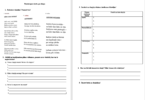 Dzejas analīze 5.-6. klase