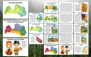 PLAKĀTI – Latvija | A4 plakāti | 18 lapas