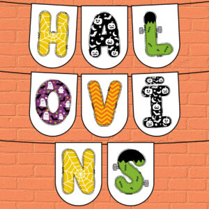 Halovīns, karodziņi