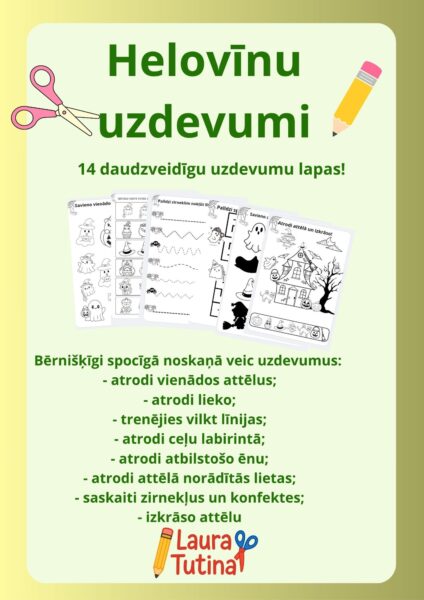 Helovīnu uzdevumi Helovīnu uzdevumi