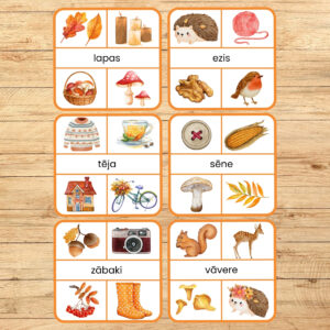 Rudens, pareizais attēls – kartītes