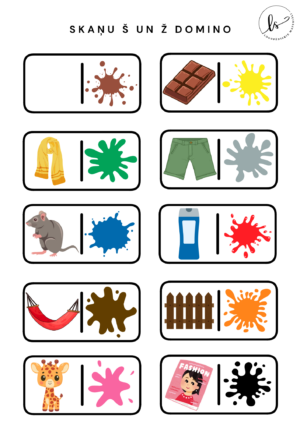 Skaņu š un ž domino