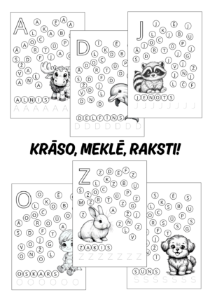 Krāso, meklē, raksti!