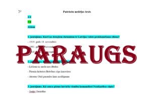 Patriotu nedēļas viktorīna