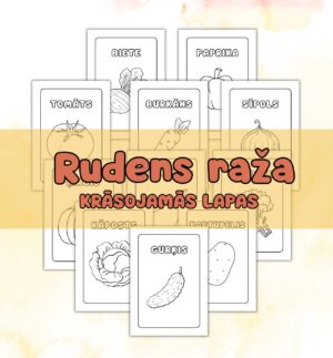 RUDENS RAŽA-14 krāsojamās lapas