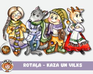 Rotaļa – Kaza un vilks.