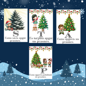 Vērtēšanas vizuālās atgādnes. STAP. Ziemassvētki.