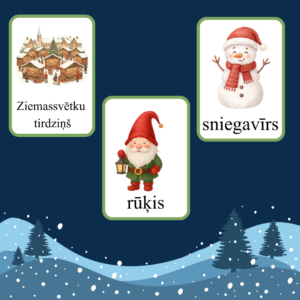 Ziemassvētku gaidīšanas laiks -kartītes