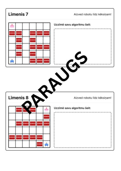 Algoritmi 2. klasei. 10 lapas/ 20 uzdevumi Algoritmi 2. klasei. 10 lapas/ 20 uzdevumi