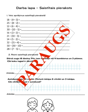 2.KLASE, MATEMĀTIKA – Saistītais pieraksts (DL)