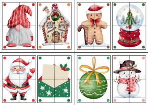 Ziemas attēlu puzle mazajiem!