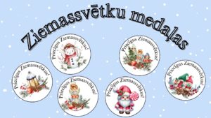 Ziemassvētku medaļas.