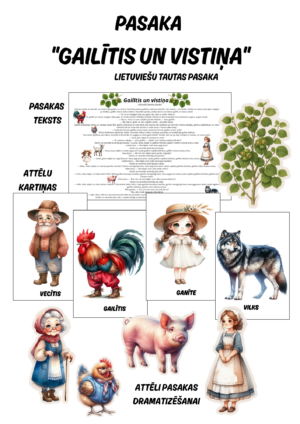 Pasaka “Gailītis un vistiņa”
