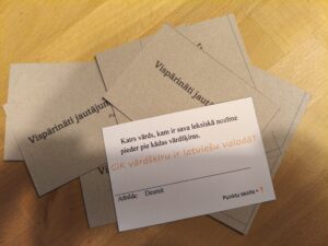 Vārdšķiru vispārējie jautājumi – uzdevumu kartītes