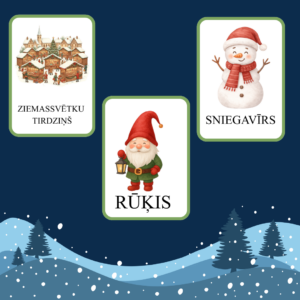 Ziemassvētku gaidīšanas laiks -kartītes