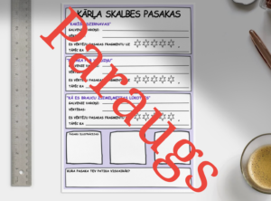 Kārļa Skalbes pasakas — darba lapa skolēniem 📚