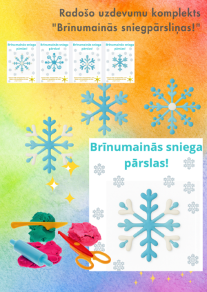 Radošie darbi “Brīnumainās sniegpārsliņas”