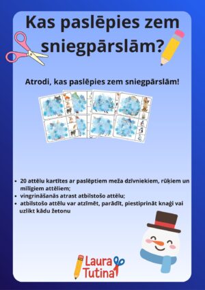 Kas paslēpies zem sniegpārslām?