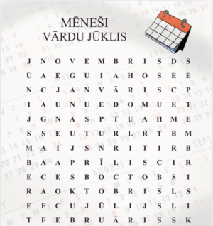 MĒNEŠI – VĀRDU JŪKLIS