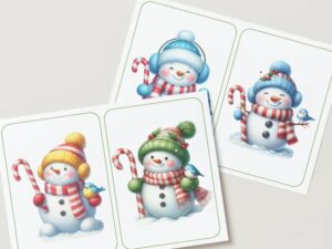 Sniegavīri – atmiņu spēle