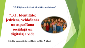 7.3.1. Identitāte: jēdziens, veidošanās un atpazīšana…