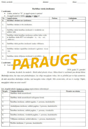 Darbības vārda izteiksmes (dlpp.)