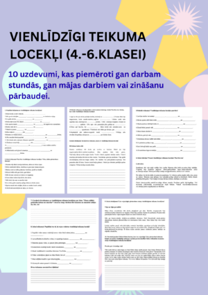 Vienlīdzīgi teikuma locekļi (4.-6.klasei)