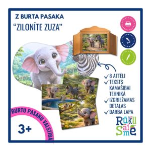 Burta Z pasaka “ZILONĪTE ZUZA”- kamašibai, valoda