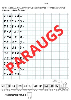 Risini saistītajā pierakstā! (ar pašpārbudi)