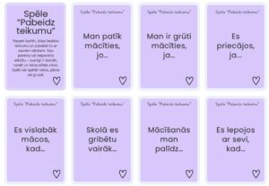 Spēle pabeidz teikumu