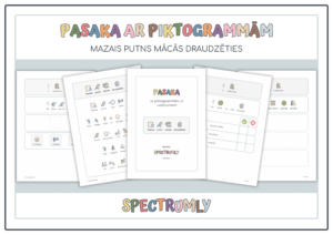 Pasaka ar piktogrammām par draudzību