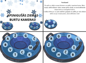 Apsnigušās ziemas burtu kameras!