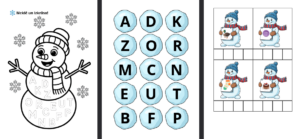 Sniegavīri: lasītprasmes uzdevumi