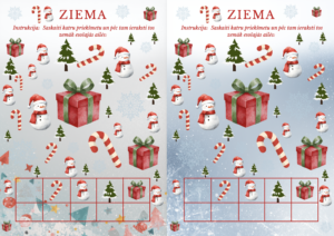 Ziema – skaitīšanas uzdevums