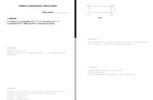 Laukuma aprēķināšana trijstūrim, riņķim, prizmai, cilindram.