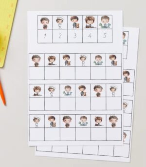 Pēti un raksti -puiši