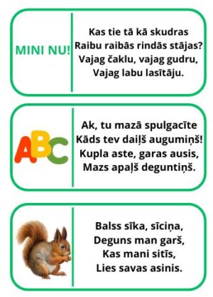 Domino “Dzejoļu mīklas”