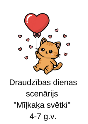 Draudzības dienas scenārijs “Mīļkaķa svētki” 4-7 g.v.