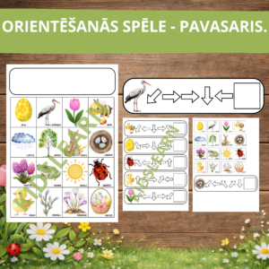 ORIENTĒŠANĀS SPĒLE – PAVASARIS.